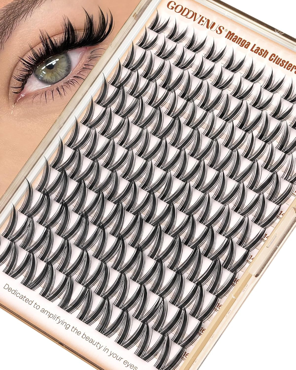 Wispy Bunny Manga Lash Clusters - Natural DIY Eyelash Extensions for a Dolly Anime Look