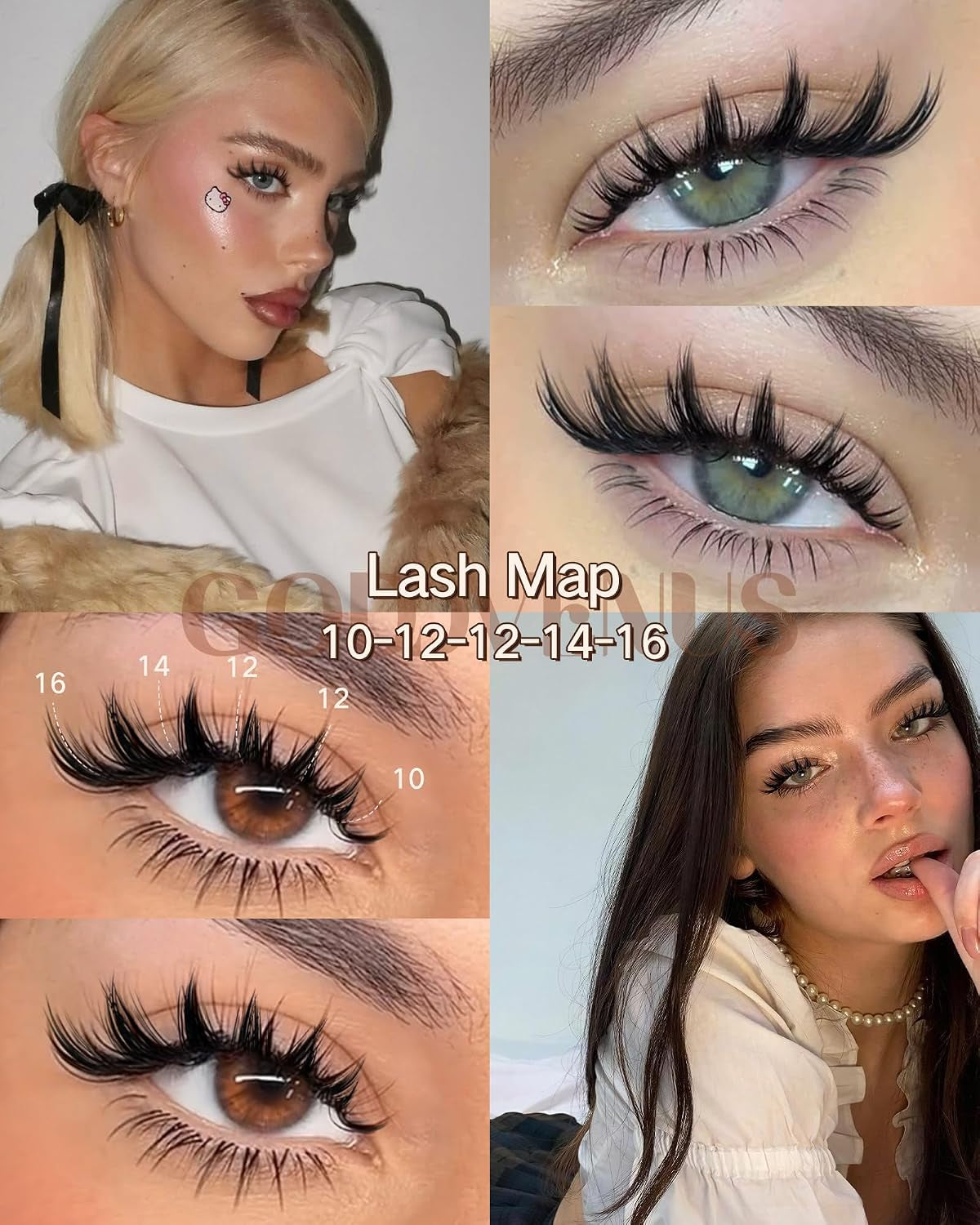 Wispy Bunny Manga Lash Clusters - Natural DIY Eyelash Extensions for a Dolly Anime Look