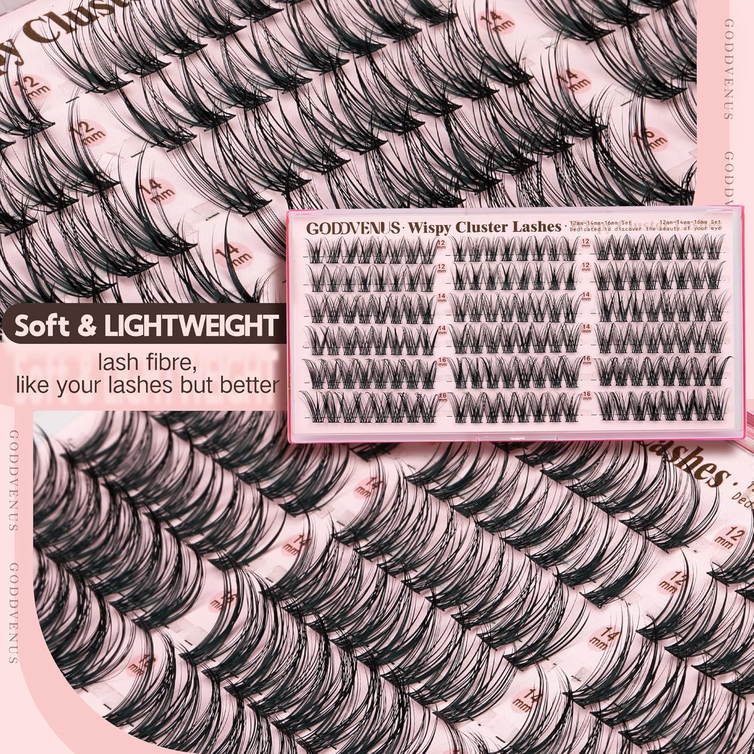 Wispy Cat Eye Natural Lash Clusters CC Curl